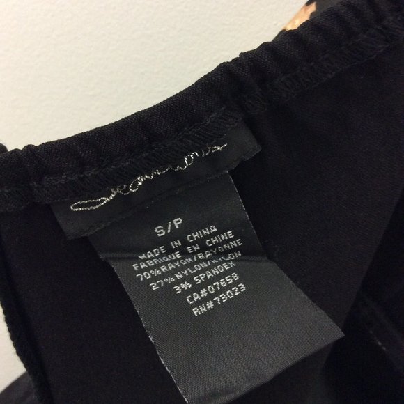 Sexy strapless fitted leopard print black mini dress - Picture 4 of 5